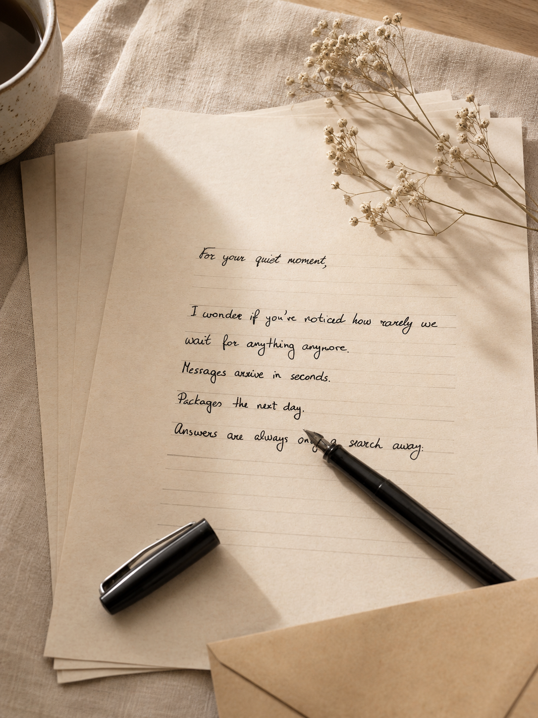 A letter